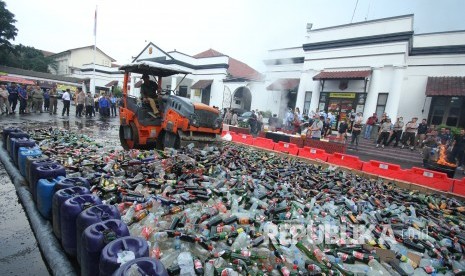 Pemusnahan barang bukti narkoba dan miras 