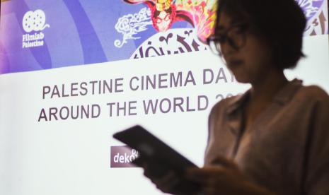 Pemutaran film Palestina di Palestine Cinema Days Around The World, Depok, 2 November 2024.