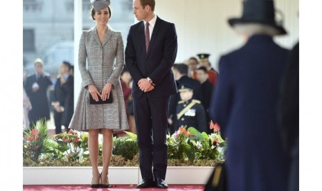 Penampilan perdana Kate Middleton setelah mengumumkan kehamilan keduanya.