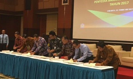 Penandatanganan kontrak kinerja antara LPMUKP dan Kementerian Keuangan