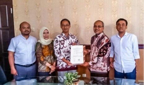 Penandatanganan Memorandum of Understanding (MoU) yang dilakukan  Universitas Amikom Yogyakarta dan Universitas Brawijaya Malang.