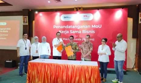 Penandatanganan Nota Kesapahaman PT Pos dan PT Asuransi Jiwa IFG