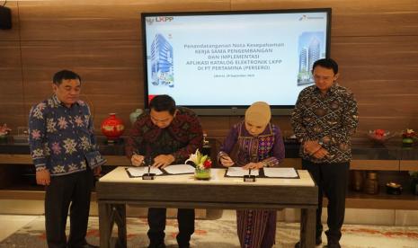 Penandatanganan nota kesepahaman terkait pengembangan dan implementasi E-Katalog Pertamina