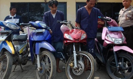 Polda Metro Jaya Tembak 9 Maling Motor dalam Sepekan. Pencurian Motor (ilustrasi)