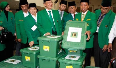 Pendaftaran partai Partai Persatuan Pembangunan (PPP) ke KPU.