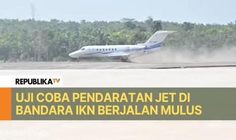  Pendaratan perdana pesawat jet berpenumpang di Bandara Ibu Kota Nusantara (IKN) berlangsung mulus. Pesawat jet berjenis Cessna Citation Longitude membawa Menteri Perhubungan (Menhub) Budi Karya Sumadi beserta rombongan.