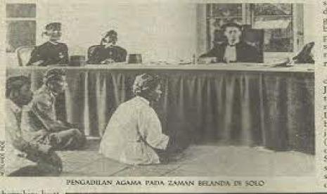 Pengadilan agama di masa kolonial.