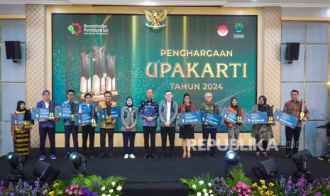 Penganugerahaan Penghargaan Upakarti Tahun 2024 di Kemenperin, Jakarta, Kamis (19/12/2024). 