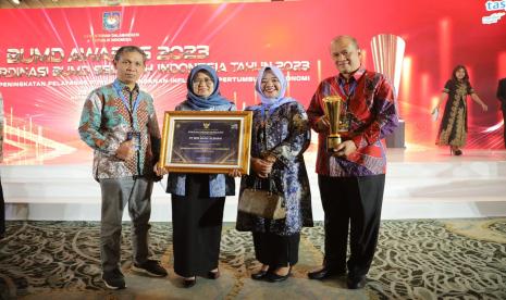  Penganugerahan BUMD Awards 2023 di Hotel Grand Sahid Jaya, Jakarta. 