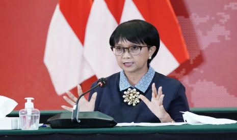 Menteri Luar Negeri (Menlu) RI Retno Marsudi. Di hadapan Menlu China, Retno minta China hormati hukum internasional dalam isu LCS. Ilustrasi.