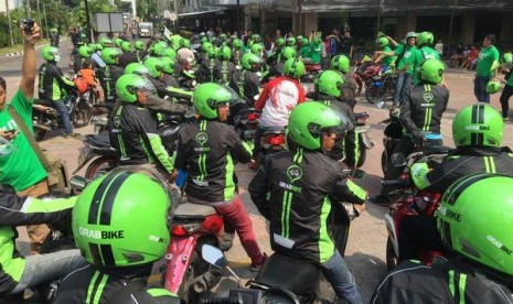 Pengemudi Grabbike (ilustrasi) 