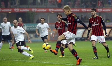 Penggawa AC Milan, Keisuke Honda.