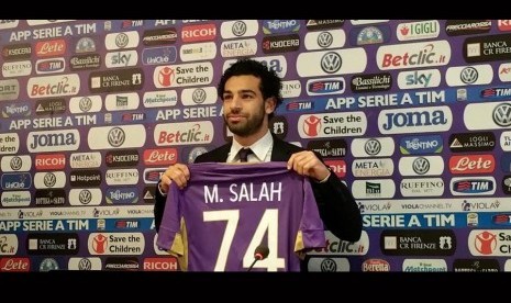 Penggawa Fiorentina Mohamed Salah.