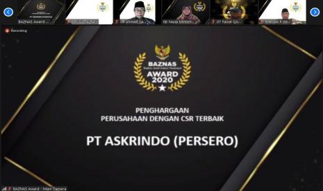 Penghargaan Banzas kepada BUMN Askrindo.