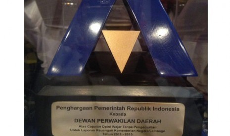 Penghargaan dari pemerintah kepada DPD RI