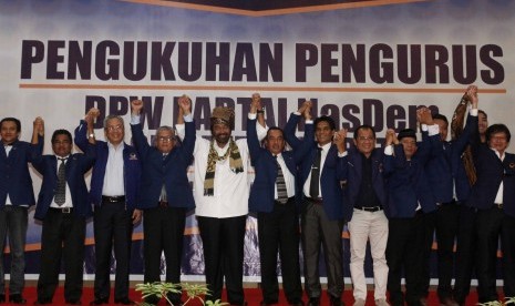 Pengukuhan DPW Partai Nasdem di Padang, Sumatra Barat.