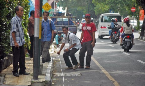 Pengukuran pedestrian kotabaru.