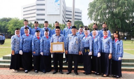 Pengumuman pemenang lomba inovasi TIK Kementrian Pertanian. 