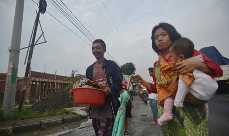 Pengungsi banjir Pantura