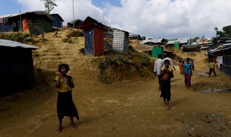 Pengungsi Rohingya di Bangladesh.