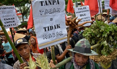 Kementerian Agraria harus menjadi penengah dalamm konflik agraria. Ilustrasi konflik agraria