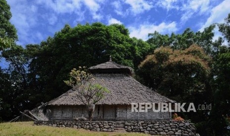 Kompleks Masjid Bayan Beleq di Bayan, Lombok Utara, Nusa Tenggara Barat (NTB). 