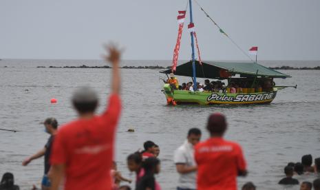 Ilustrasi Pantai Ancol. Jumlah kunjungan ke Ancol diprediksi masih berlangsung hingga Rabu (4/5/2022) hari ini. 