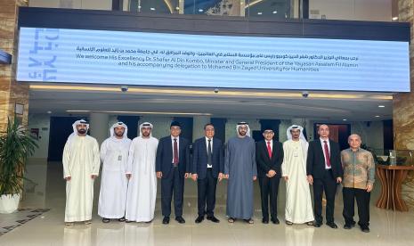 Pengurus ASFA Foundation mengunjungi Universitas Muhammad bin Zayed di Abu Dhabi Uni Emirat Arab.