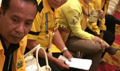 Pengurus DPD Parta Golkar Sulawesi Tenggara di Munaslub Golkar, Nusa Dua, Senin 