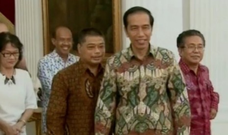 Pengurus gereja di Indonesia dan konferensi waligereja Indonesia menemui presiden Joko Widodo di Istana Merdeka Jakarta. 