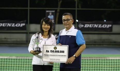 Pengurus Pusat Persatuan Tenis Indonesia (PP Pelti)  memberikan apresiasi kepada Priska Madelyn Nugroho atas keberhasilannya menjuarai tenis junior  Grand Slam Australia Terbuka.