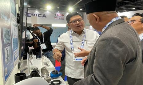 Pengusaha Migas, James Leo, mengapresiasi pelaksanaan pameran yang diinisiasi oleh SKK Migas dan Direktorat Jendral Migas di ADIPEC