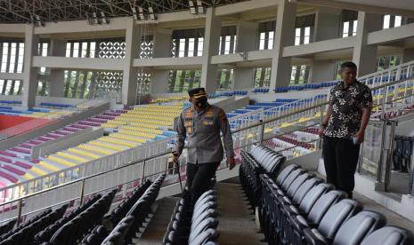 Peninjauan venue pembukaan dan penutupan Muktamar oleh Polresta Solo, Rabu (9/11/2022)