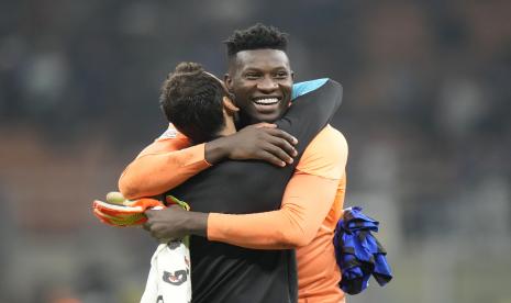 Penjaga gawang Inter Milan Andre Onana