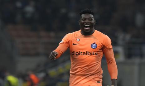 Penjaga gawang Inter Milan Andre Onana