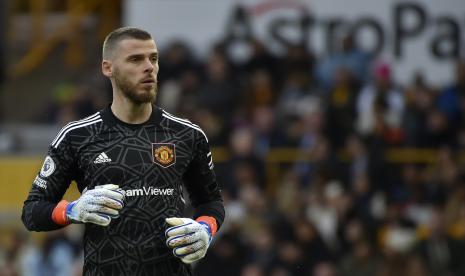 Penjaga gawang Manchester United David de Gea 