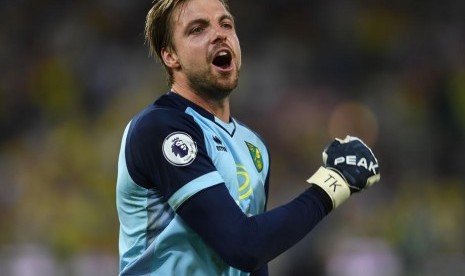 Penjaga Gawang Norwich City, Tim Krul.