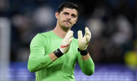 Penjaga gawang Belgia Thibaut Courtois.