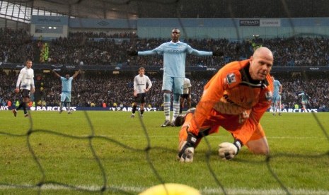 Penjaga Gawang Tottenham Hotspur Brad Friedel