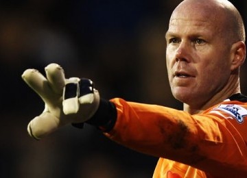 penjaga gawang Tottenham Hotspurs Brad Friedel