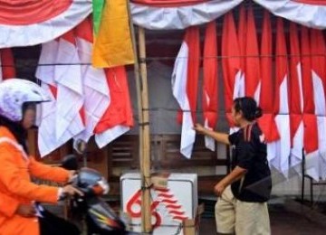 Penjual bendera 