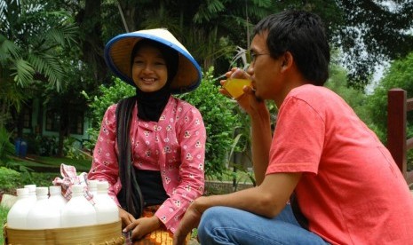 Penjual jamu gendong (ilustrasi).