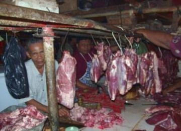 Penjual daging sapi, (Ilustrasi)