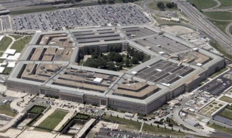 Gedung Pentagon. Sejumlah dokumen intelijen Amerika Serikat (AS) bocor ke publik. 