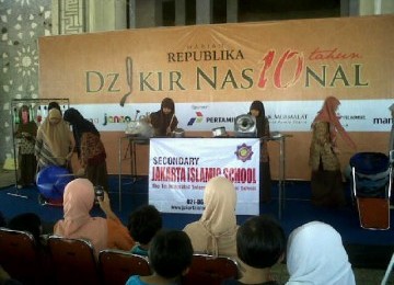 Pentas Perkusi di Acara Dzikir Nasional Republika