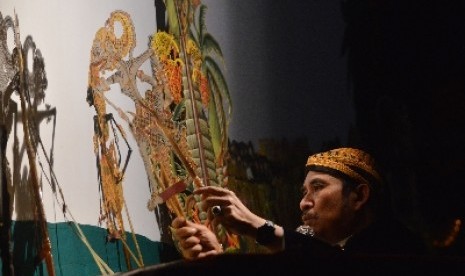 Pentas wayang kulit/ilustrasi