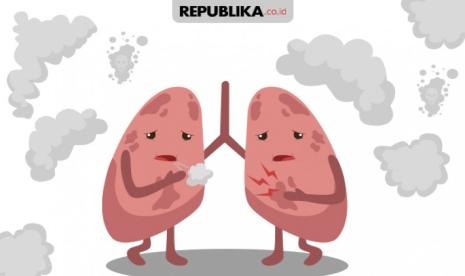 Paru-paru (ilustrasi). Dokter spesialis paru mengingatkan paparan polusi udara yang berlangsung secara terus menerus bisa menyebabkan masalah pada organ paru termasuk potensi kanker paru.