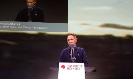 Penulis Goenawan Mohammad meluncurkan buku Faith Writing.