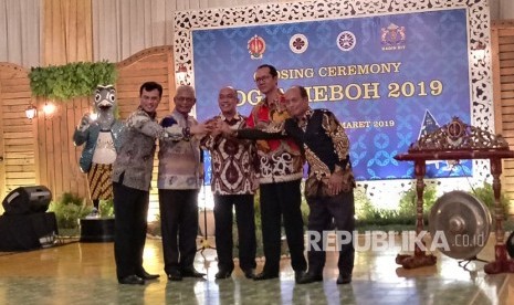 Penutupan kegiatan Jogja Heboh 2019 di Bangsal Kepatihan, Kantor Gubernur  DIY, Jumat (28/2) malam.