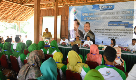 Penutupan pelatihan Kader Pemberdayaan Masyarakat Desa (KPMD) dan  Pelatihan Prukades Budidaya Kabupaten Sleman.